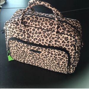 Vera Bradley Leopard Print Chic Bag
